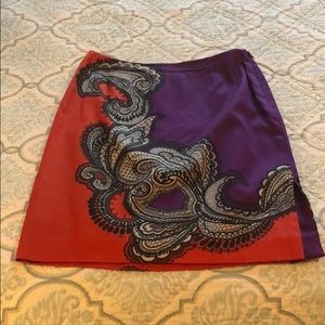 Trina Turk Silk Skirt Size 6